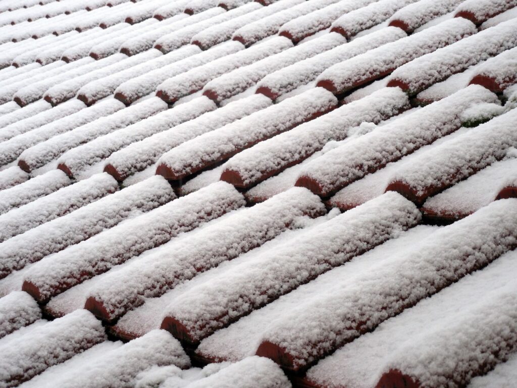 Snow covered roof