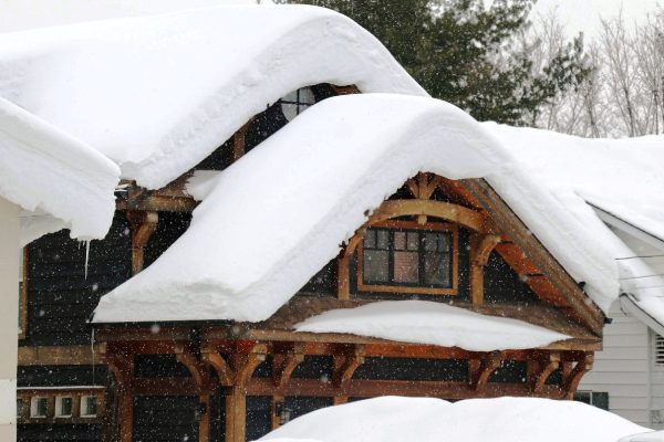 Deep snow roof